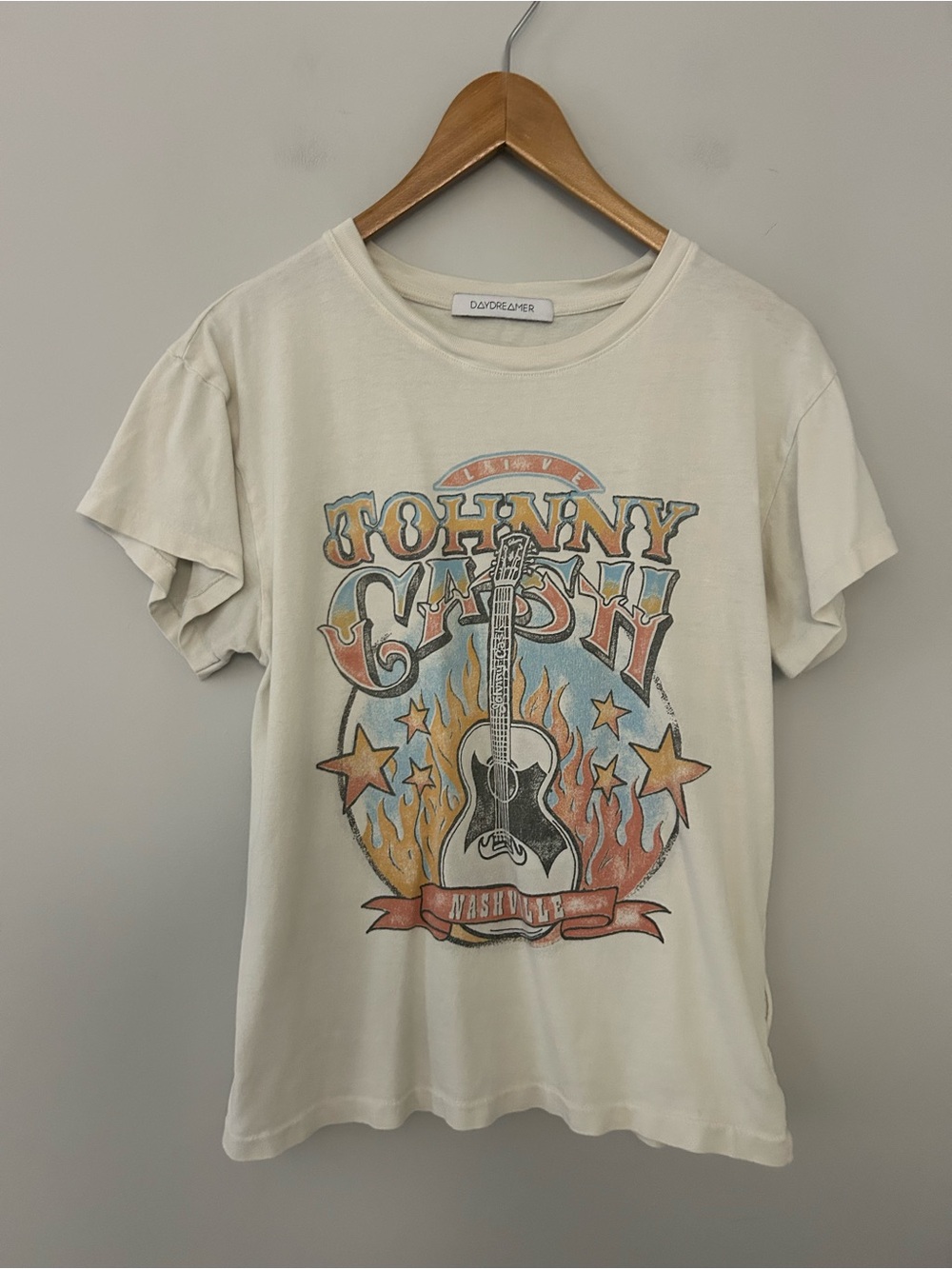 Daydreamer Johnny Cash Nashville Vintage Stone Tee - Picture 2 of 6